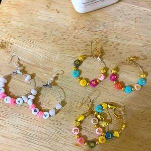 Custom made to order earrings